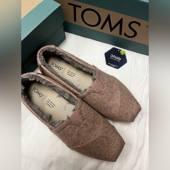 Toms Shoes - TOMS Women’s Alpargata Espadrilles in Blush Pink/Pale Mauve size 7